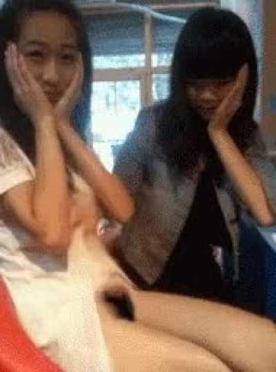 No panties exposed ~