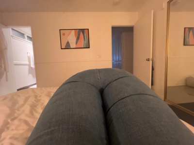 He can hardly breathe, but he loves it!