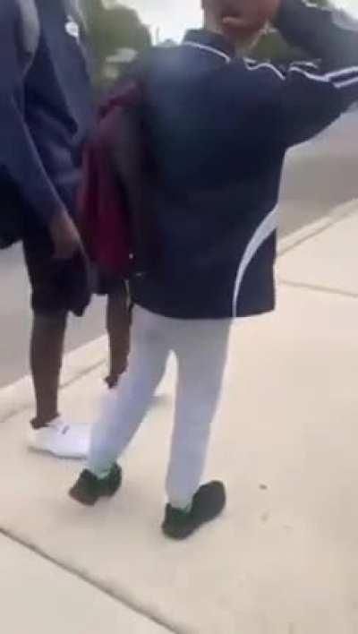 Basically little bro was talking shit about big bros little bro and yea this poor man’s arm turned into a windmill