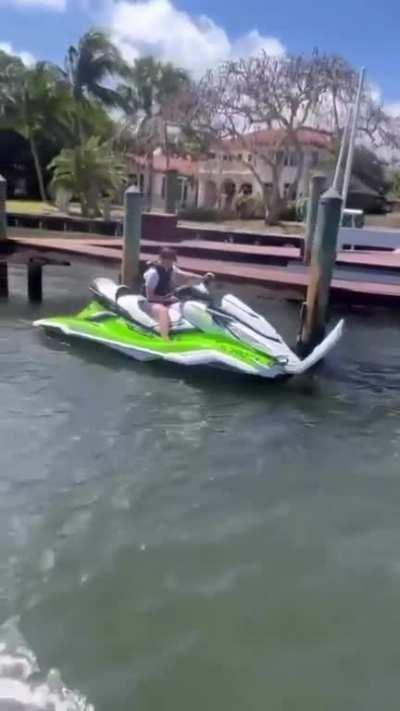 If you act like a jetski Chad...
