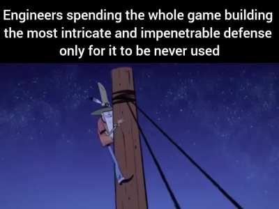 Please make engineer gameplay more engaging. Its only practical use is to build nodes and switch to another role right after.