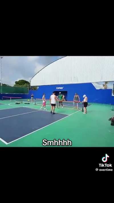 A sour pickleball match