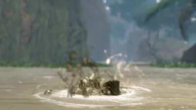 Returning MHW monsters showcase clip from Twitter.