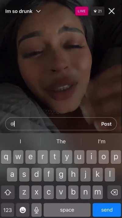 Before she blocked niggas 😭😭😈🤤