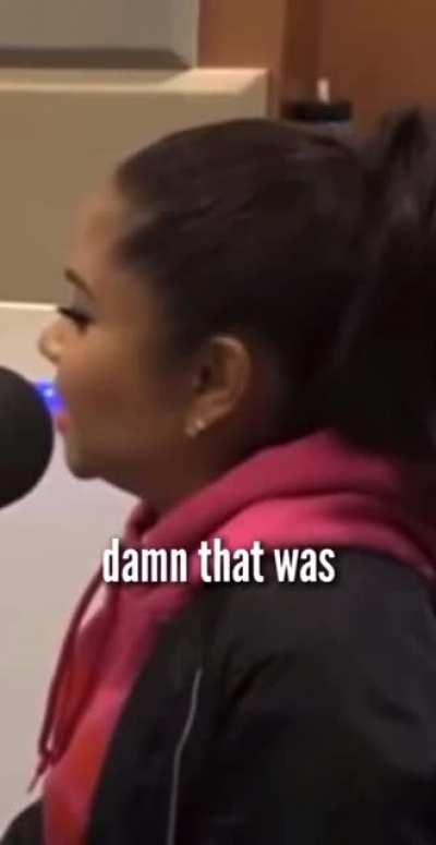 She ain't gonna try that again