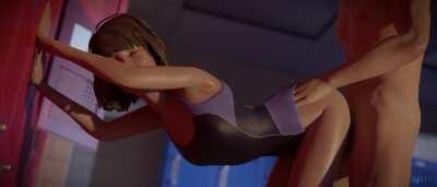 Max caught night swimming (isj819)