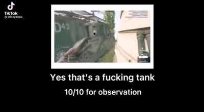 Yes, that's a tank