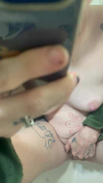 This sink needed a fountain so I became one for it