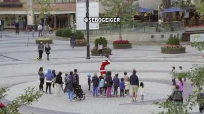 Imagine hiring a person to act as Santa... who hates kids...