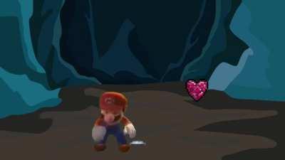 Mario’s body was mangled by boulder.