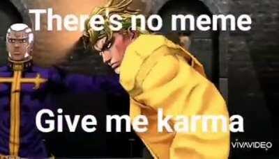 There is no caption.Give me karma