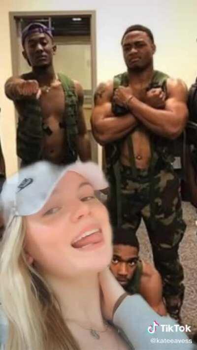 Beautiful Blonde👱‍♀️ Totally In Love With Black Guys!
