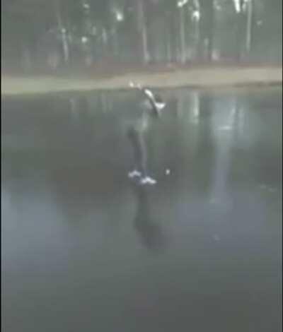 Golfing on thin ice