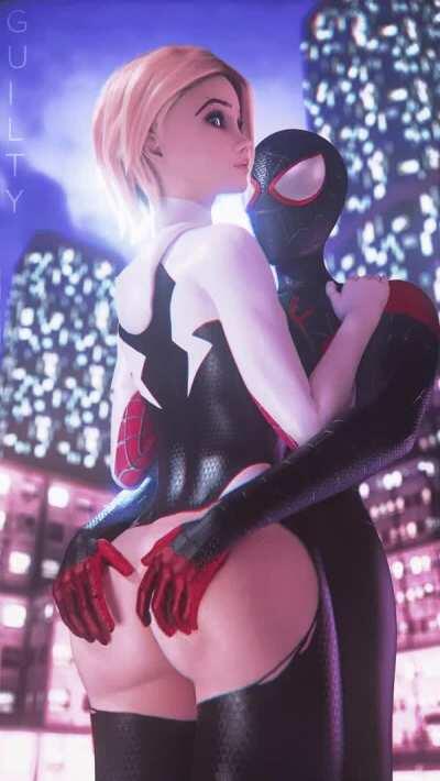 Miles Playing With Gwen's Ass (Guiltyk)