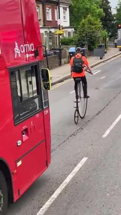 Oh, so that's why the bus was going so slow