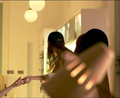 Sexy Scottish goddess Karen Gillan (The Party's Just Beginning)