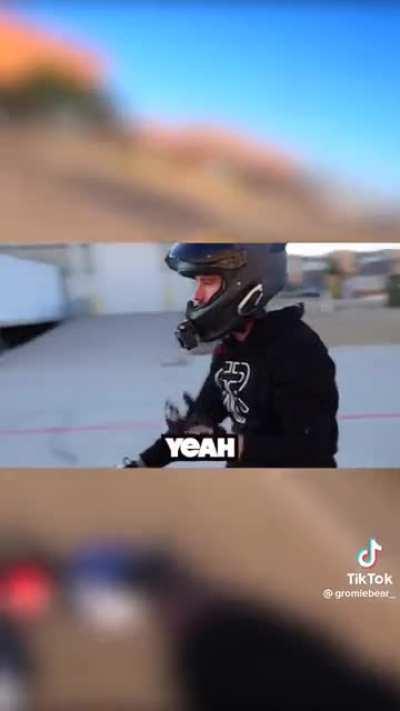 Cute 4 year old gets a motorcycle ride