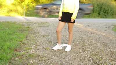 Panties Going Down To The Ground