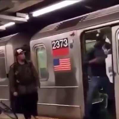 Standing on your toes to spit on someone thrice your size