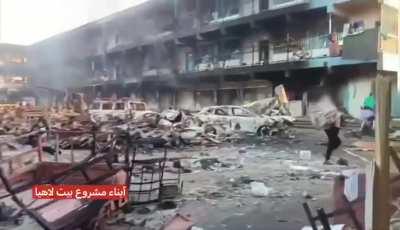 El khalifa school in beit lahiya projects northern gazza after Been burned by the occupation army. It's seems like schools in gazza are terrorist.