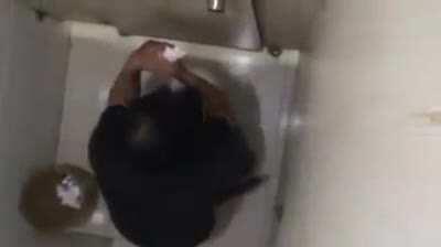 Let the man shit in peace you dick!