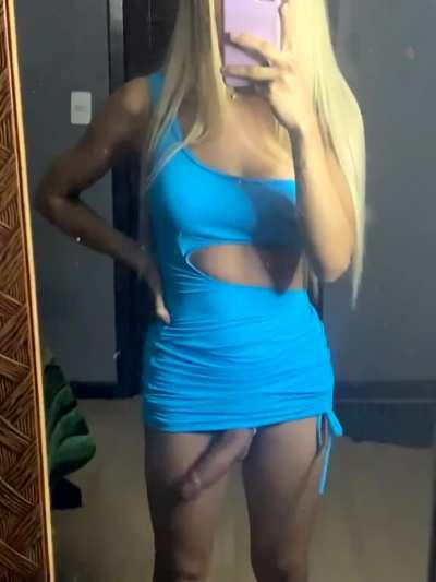 Blue dress