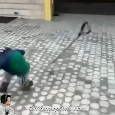 He tries & succeeds, then tries again