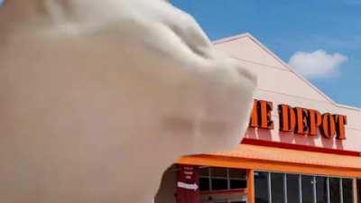 Vibin cat goes to the home depot