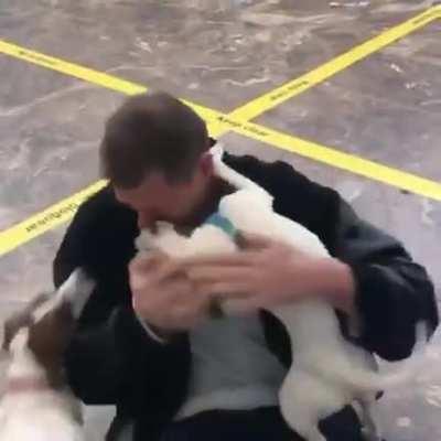 Meeting your best friend(s) at the airport