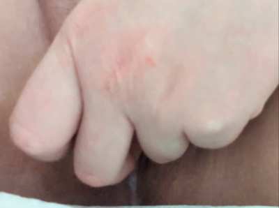 Look how wet my little toy fish got me🩷