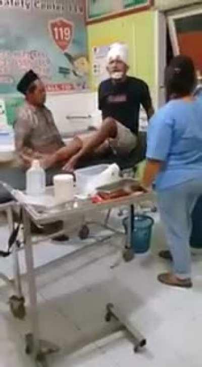 WCGW while getting treated for my injuries