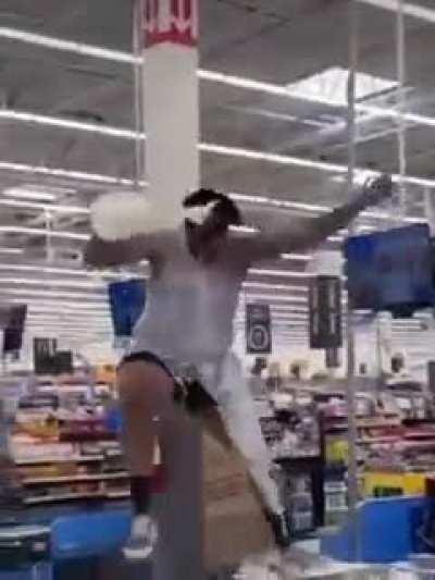 Guy Makes a Scene at Walmart
