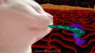 rushing through fight caves after your first jad kill