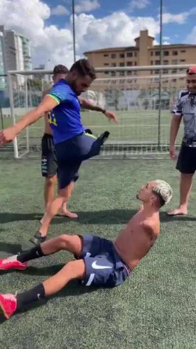 How dare you kick a friend while he’s down