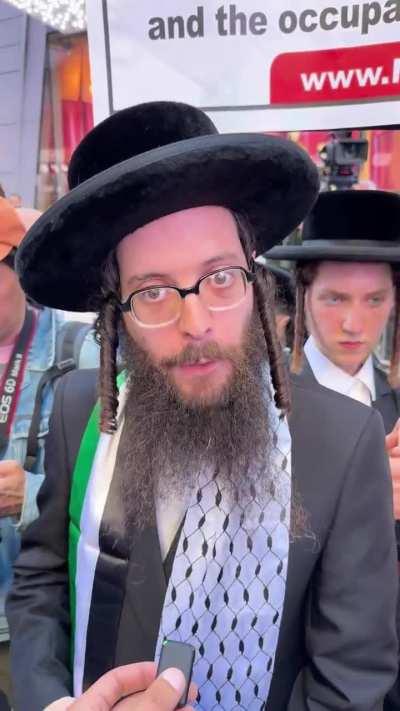 Anti-Zionist Orthodox Jews Speak Out Against the Israeli Occupation / Oct 13, 2023 NYC / Free Palestine Protest