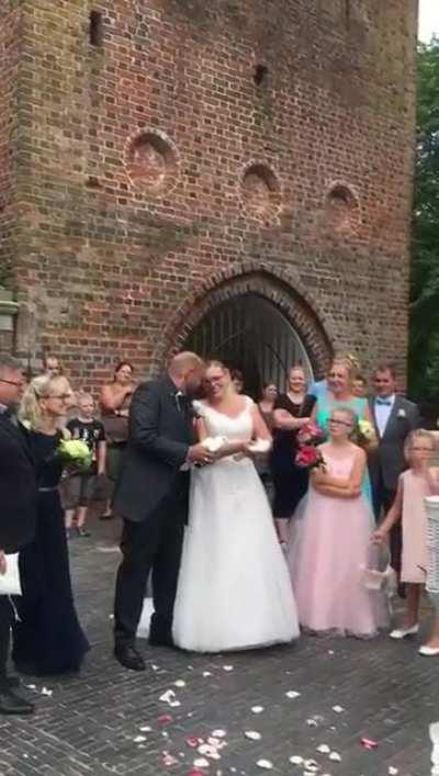 Beautiful way to end a wedding