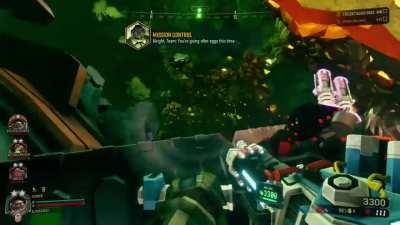 Our drop ship landed onto a Crassus Detonator