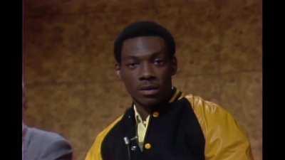 A historic moment: Eddie Murphy's very first speaking role on SNL, 1980. He was 19 years old.