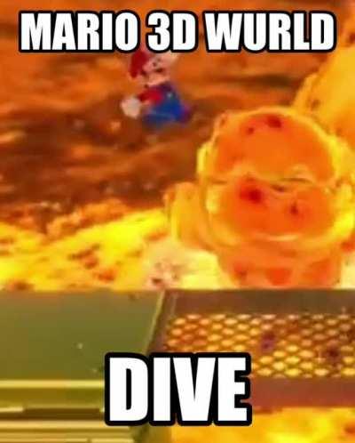 MARIO 3D WURLD DIVE