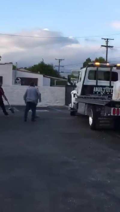 Drunk driver in truck ramming into cars. Happened yesterday 6/6/20