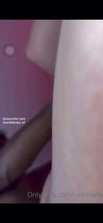 ur69baby 's pussy squeezing that dick