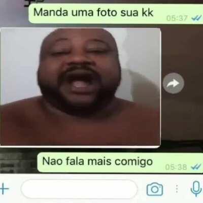 Nem eu falava mais com essa pessoa