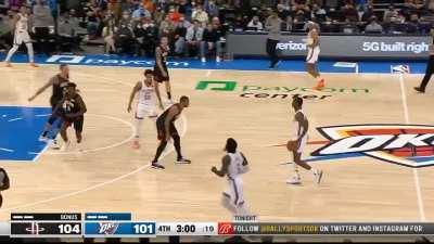 [Highlight] Bae'Sean Tate with a series of plays to give the rockets their biggest lead of the night