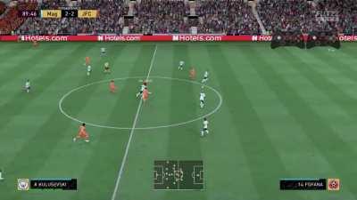 when you have no faith in the keeper that's carried you all game, you can always pull out ol' reliable, ty EA