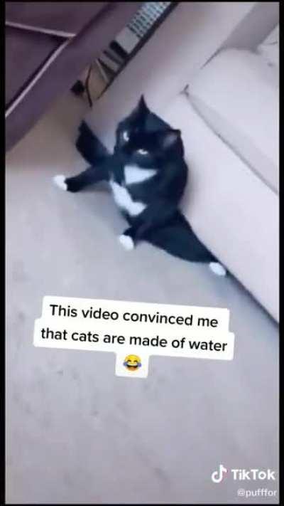 Caught redhanded being liquid