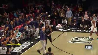 [Highlight] Rick Carlisle takes the charge from Kevin Durant