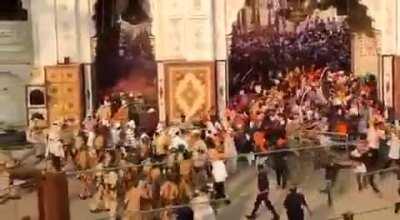 4 cops seriously injured in Maharashtra's Nanded after Sikhs wielding swords emerge from Gurudwara and brutally attack them. How long will India tolerate this Khalistani Sikh terrorism?