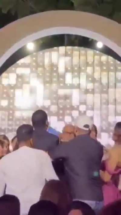 A fan slapped by a singer