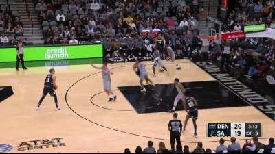 [Highlight] Facu Behind the Back to Jokic for 3