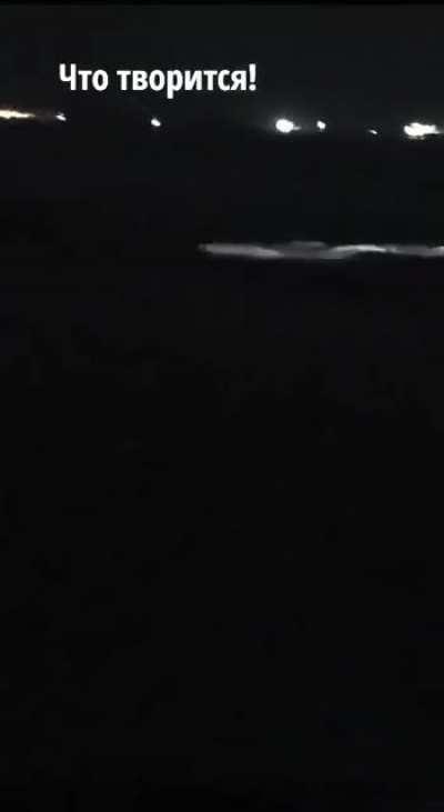 Remarkable footage of the russian patrol ship, Sergey Kotov attempting to flee from a flock of Ukrainian naval drones while engaged in small arms fire.